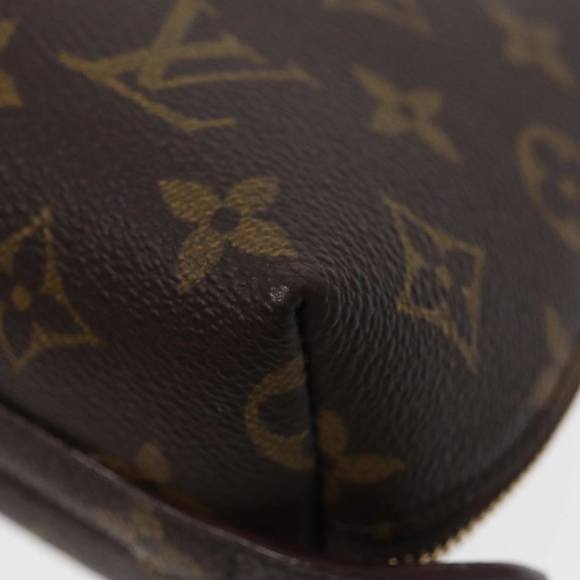 LOUIS VUITTON Monogram Trousse Demi Ronde Cosmetic Pouch M47520 LV Auth 86597 - Picture 7 of 16